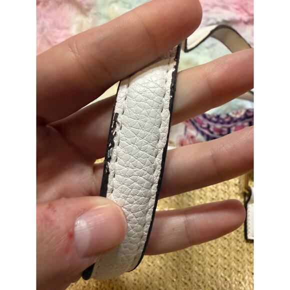 Steve Madden Straw Tote Natural White Crossbody Bag EUC - Picture 12 of 15